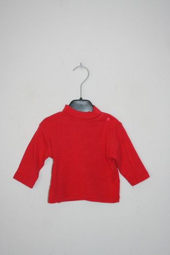 Sous pull rouge 6m