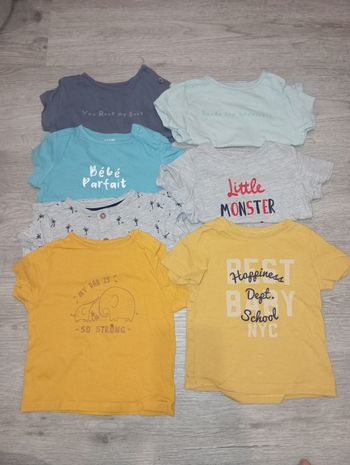 Lot t-shirt garço