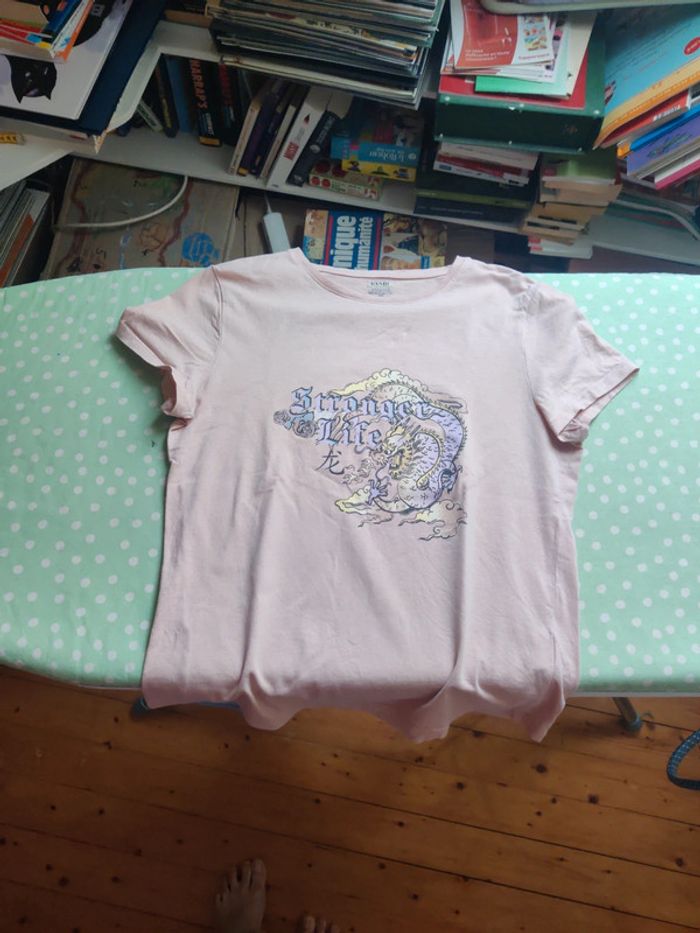 T-shirt rose - photo numéro 3