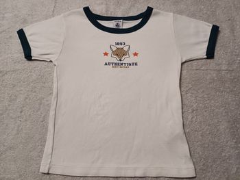 Tee-shirt Petit Bateau 4 ans (réf perso T24)(familleac72)