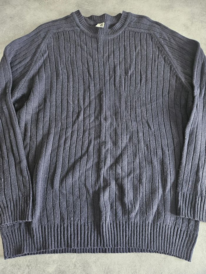 Pull décontracté en mailles à rayures homme - Taille L 46 / 48 - Bartteck - Marine - photo numéro 6