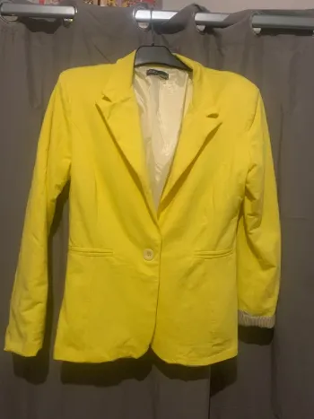 veste blazer jaune