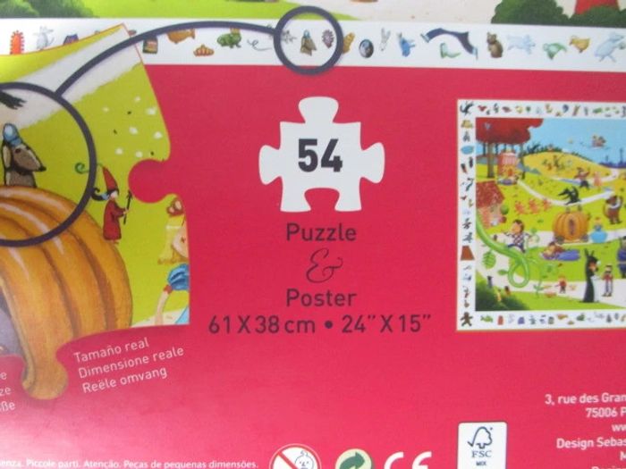 Puzzle Djeco 54 pièces TBE - photo numéro 5