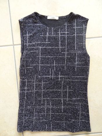 Haut noir brillant Promod