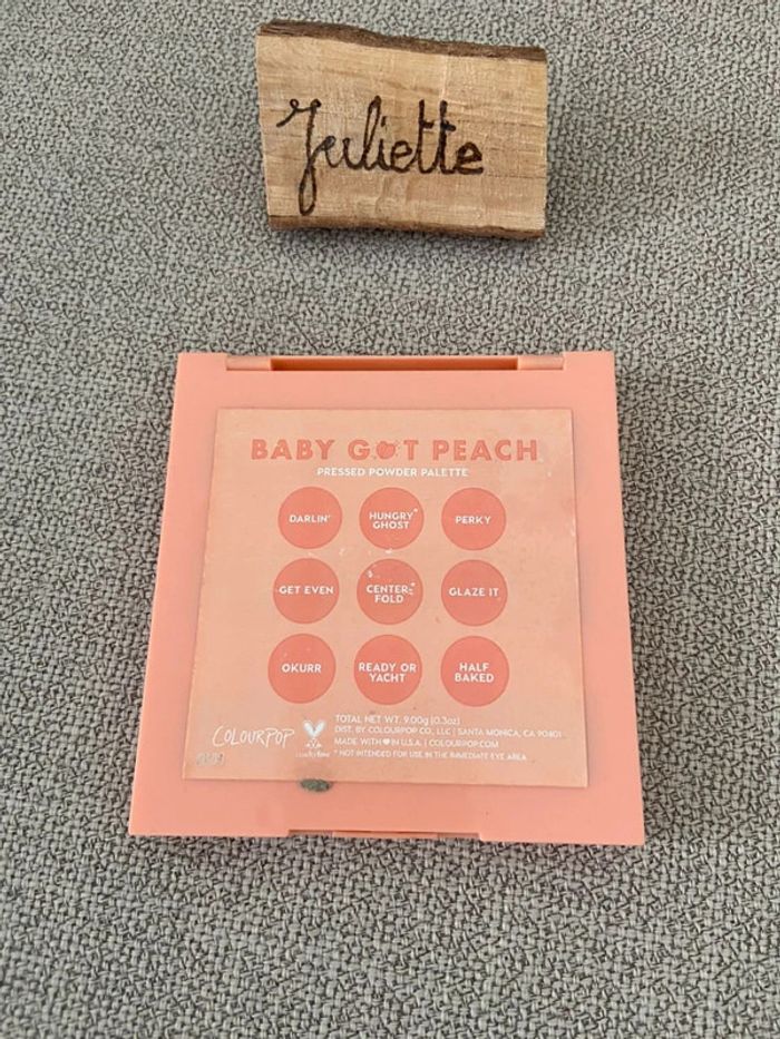 Palette Baby Got Peach ColourPop - photo numéro 2