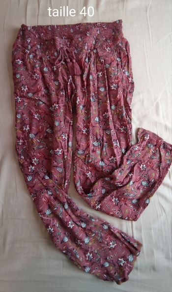 Pantalon fluide de grossesse taille 40