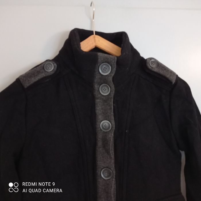 Manteau gris en laine t34/36 MNG - photo numéro 2