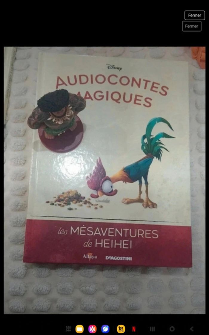 106ėme audioconte magique altaya deagostini disney audio conte compte comte magic livre& figurine