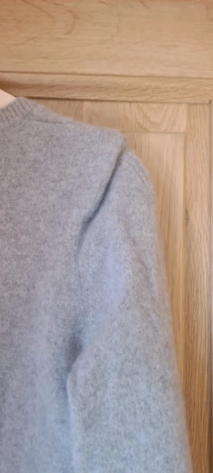 Pull en laine gris IKKS - photo numéro 7
