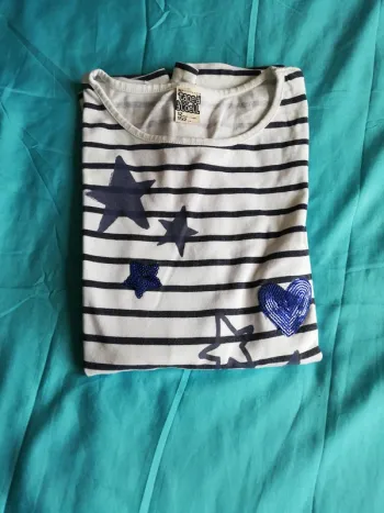 T-shirt manches longues fille
