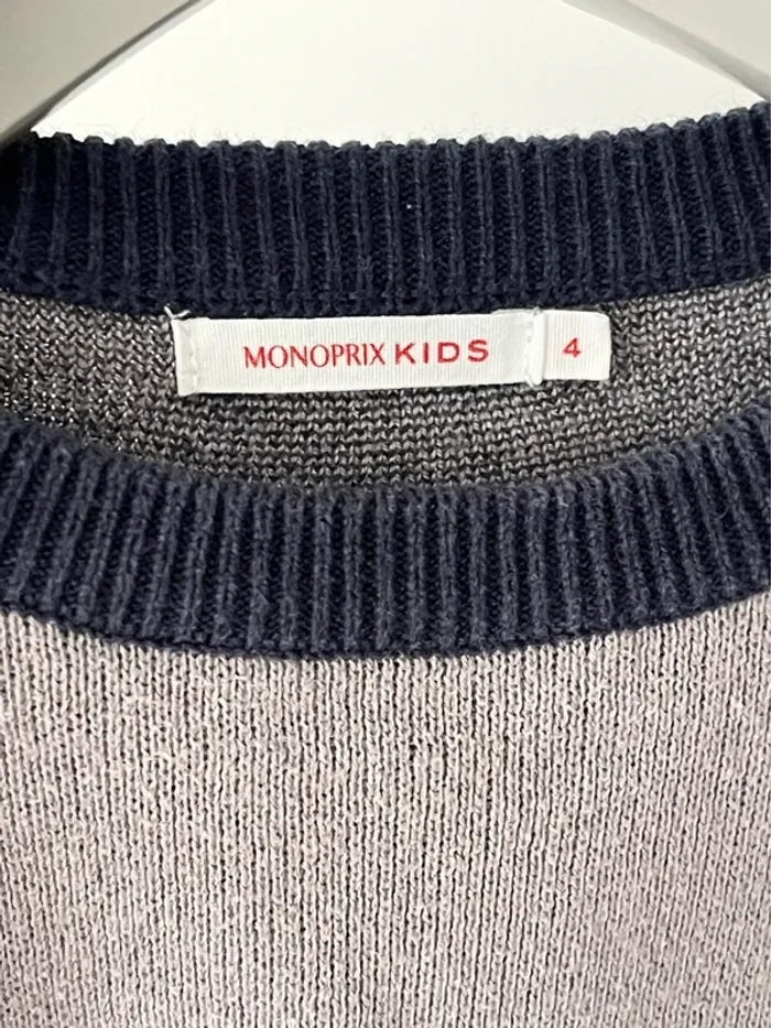 Petit pull motif « ville » Monoprix kids taille 4 ans en très bon état - photo numéro 3