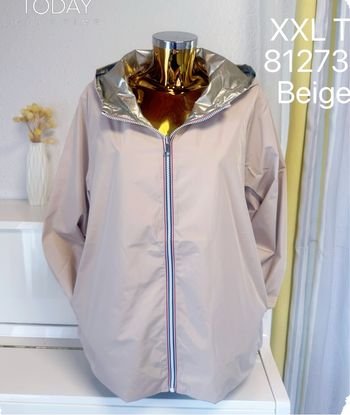 Veste imperméable réversible beige taille XxL 🌸