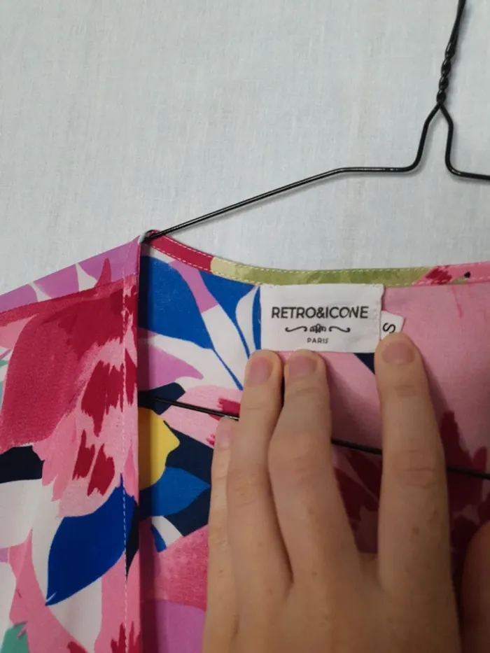 Magnifique robe portefeuille fleurie - photo numéro 3