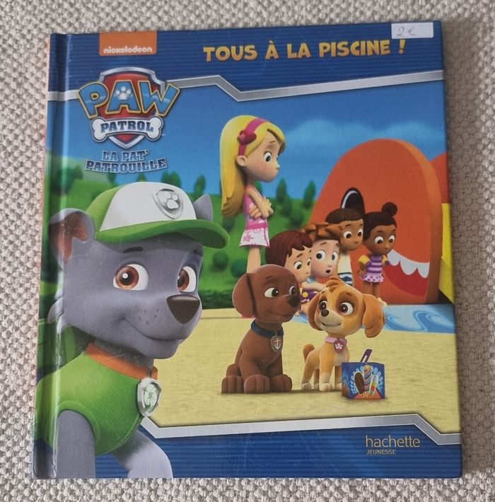 Livre "La Pat Patrouille: Tous à la piscine !"