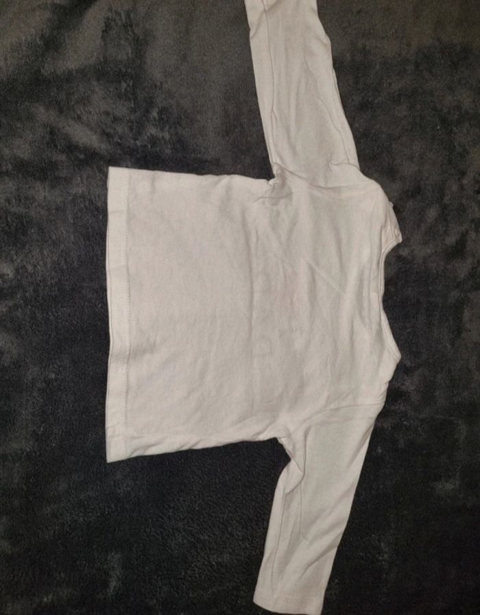 Tee-shirt manches longues fille taille 9mois - photo numéro 3