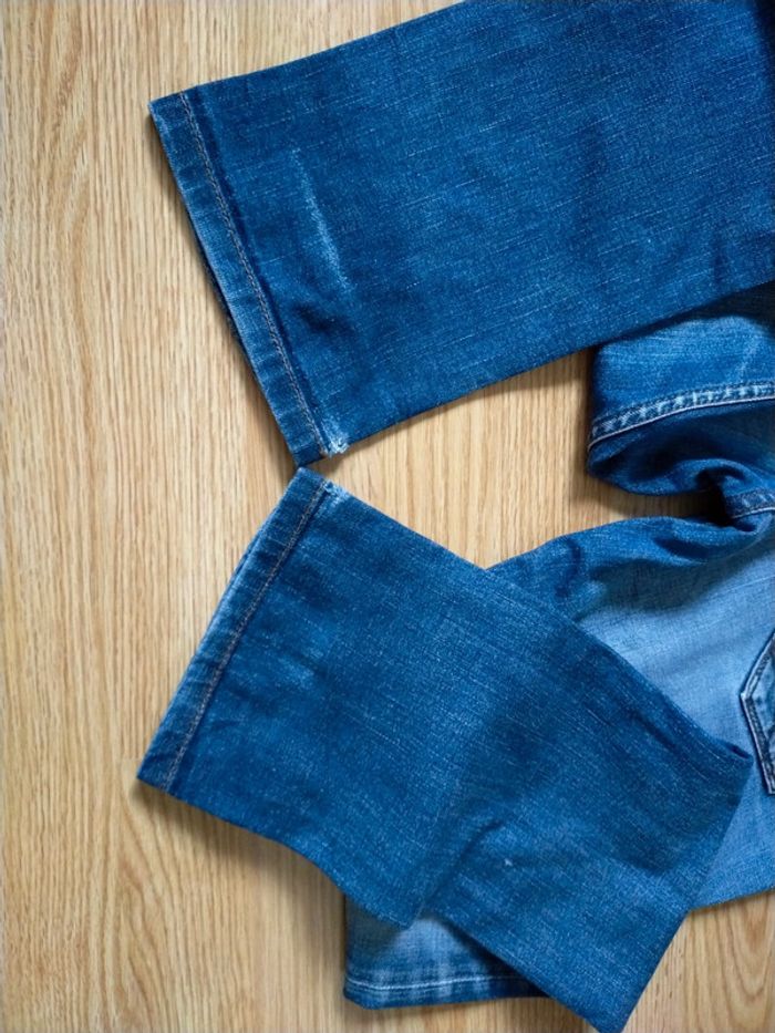 Jeans DCshoes bleu marine indiqué taille 30 skinny - photo numéro 8