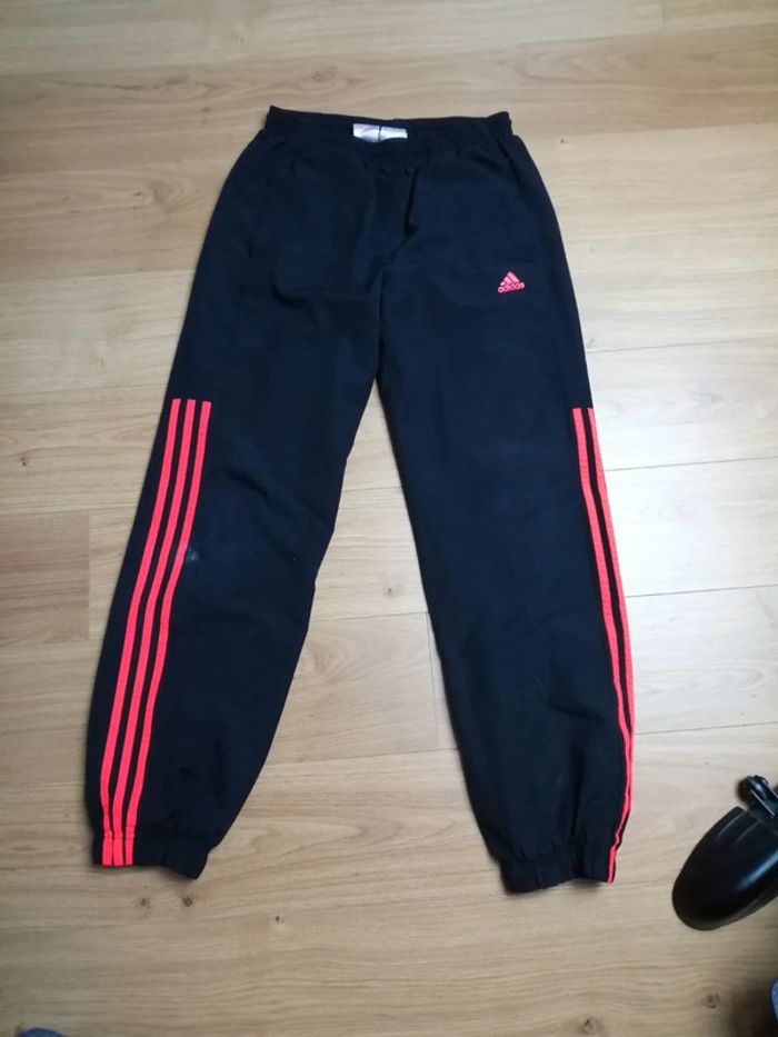 Jogging #Adidas orange et noir T 14 ans - photo numéro 3