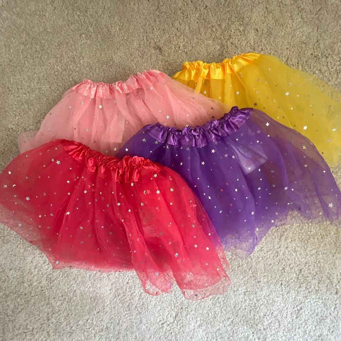 Lot de 4 tutus paillettes
