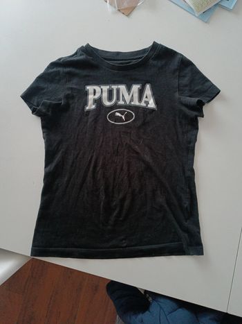 Tee-shirt sport noir Puma 11/12 ans