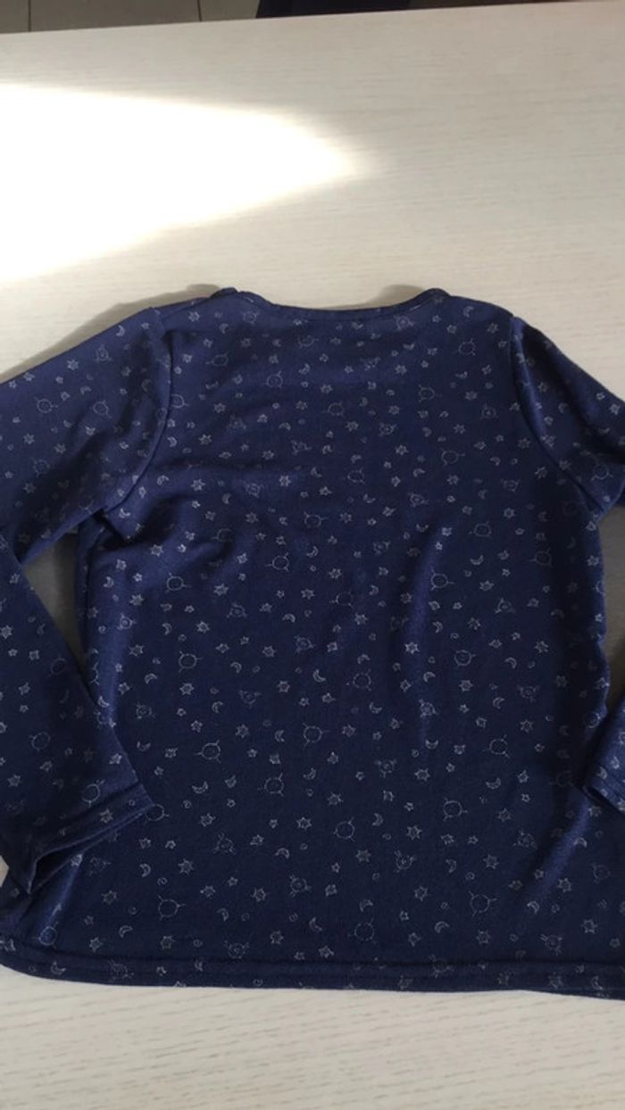 Tee-shirts ML marine 8 ans - photo numéro 3