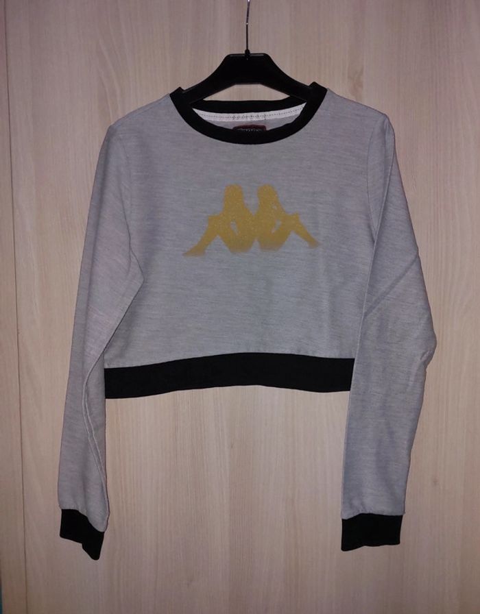 Pull crop top femme T : 36