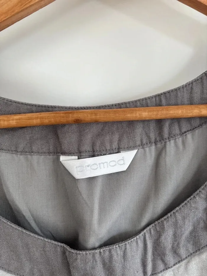 Robe grise vintage années 2000 promod taille M/38 - photo numéro 2