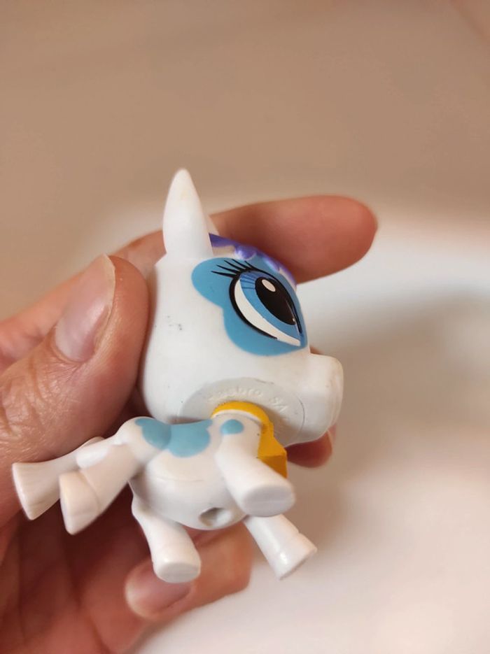 Littlest Petshop LPS 3225 vache cow vaca white blue bleu #geektradelpsvache - photo numéro 7