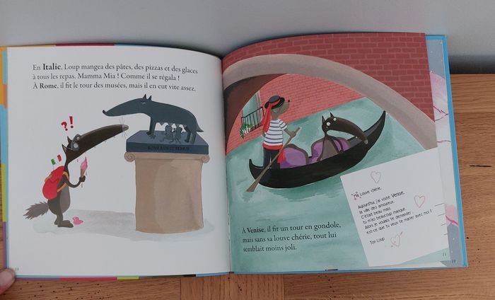 Le loup qui voulait faire le tour du monde - mes p'tits albums - Auzou - photo numéro 2