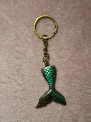 Porte-clés queue de sirène magique