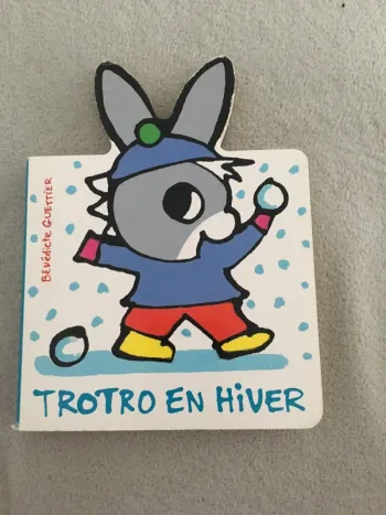 Livre bébé trotro en hiver