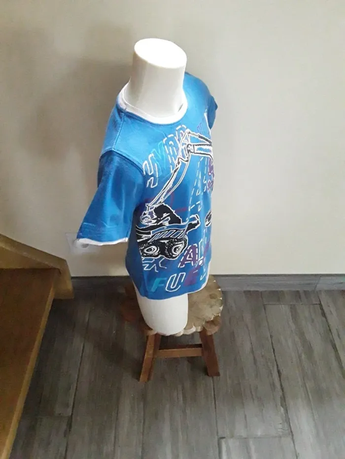 Tee-shirt manches courtes 116 cm - photo numéro 6