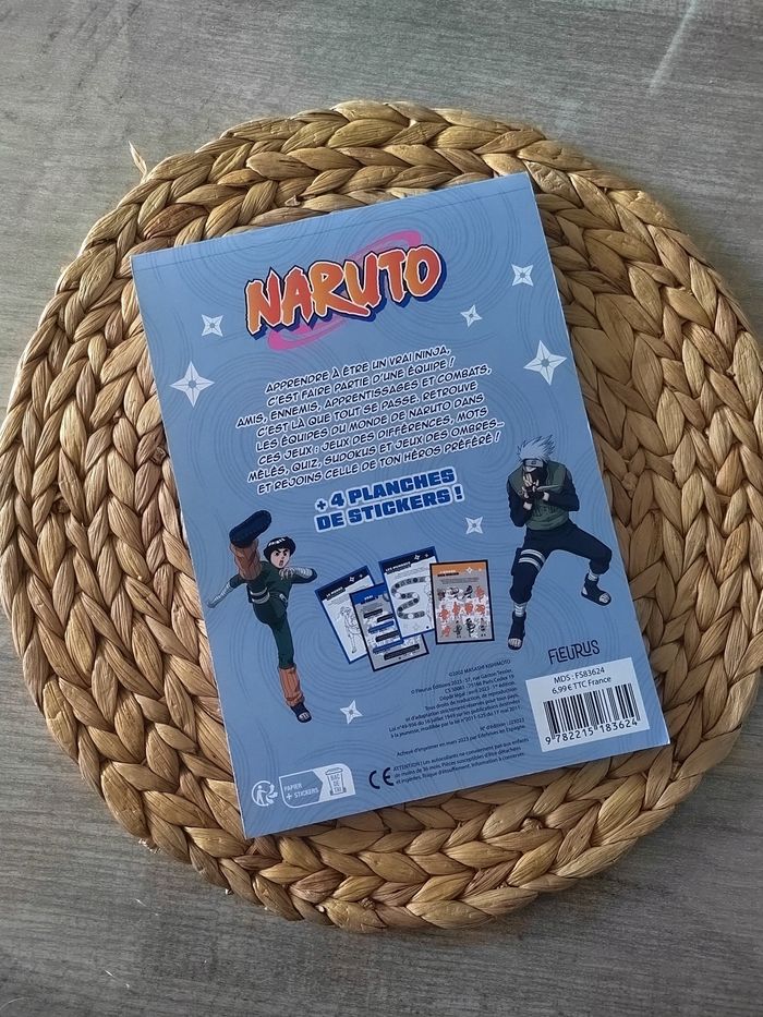 Bloc de jeux Naruto – Stickers Des équipes au combat  – À partir de 7 ans - photo numéro 5