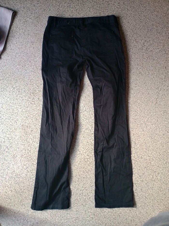 Pantalon Noir Coupe Droite/Bootcut Kwoman - Élégance et Confort - photo numéro 2