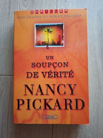 Thriller Un soupçon de vérité de Nancy Pickard en très bon état
