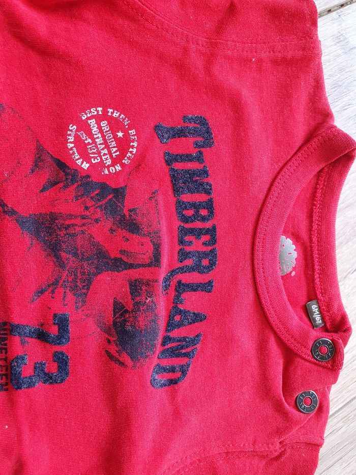 lot 3 t-shirts ml Timberland 6 mois - photo numéro 3