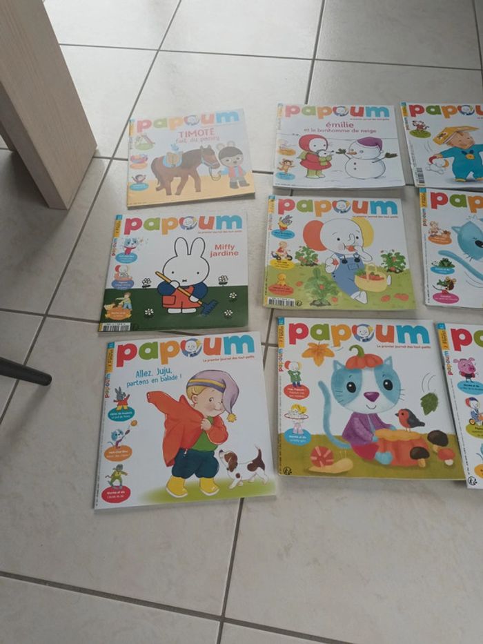 Lot de 11 livres pour enfants de 1 à 3 ans Papoum - photo numéro 2