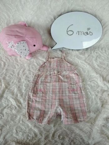 Combinaison barboteuse été Fille 6 mois Sergent Major 100% coton