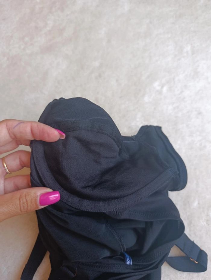 Maillot de bain noir une pièce boucle or RougeGorge 90D neuf chic classe - photo numéro 5