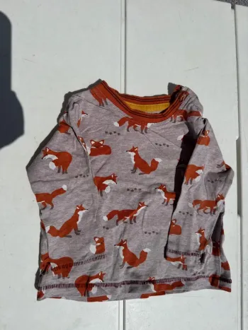 Pull renard taille 74cm 9 mois