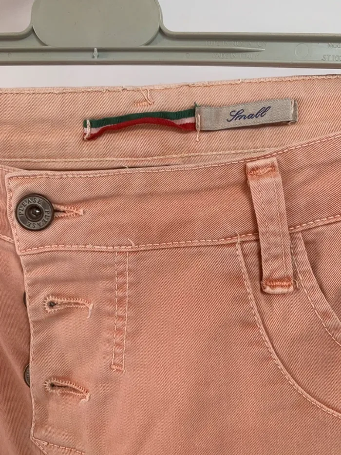Please jeans abricot T small - photo numéro 2