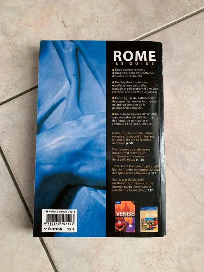 Guide sur Rome lonely planet avec plan - photo numéro 2