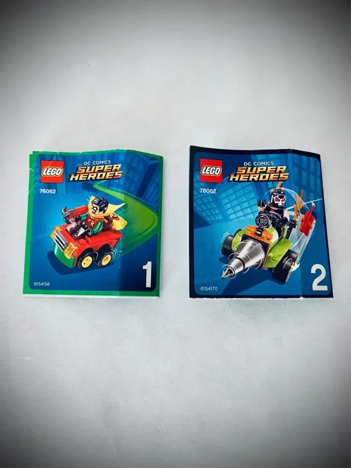 LEGO Super Heroes 76062 - Mighty Micros : Robin vs Bane - Complet avec Notice - photo numéro 9