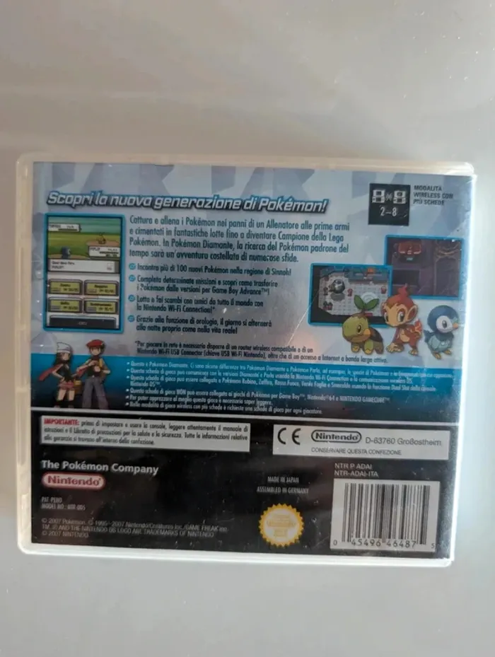Pokémon Diamant Italien DS - photo numéro 2