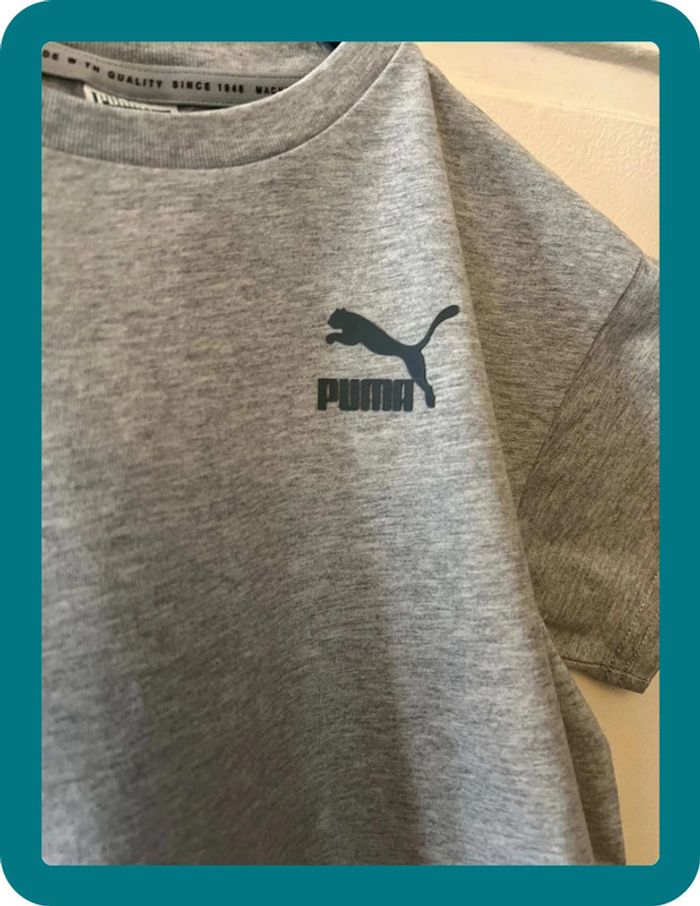 T-shirt col rond manches courtes 8 ans - Puma - photo numéro 2
