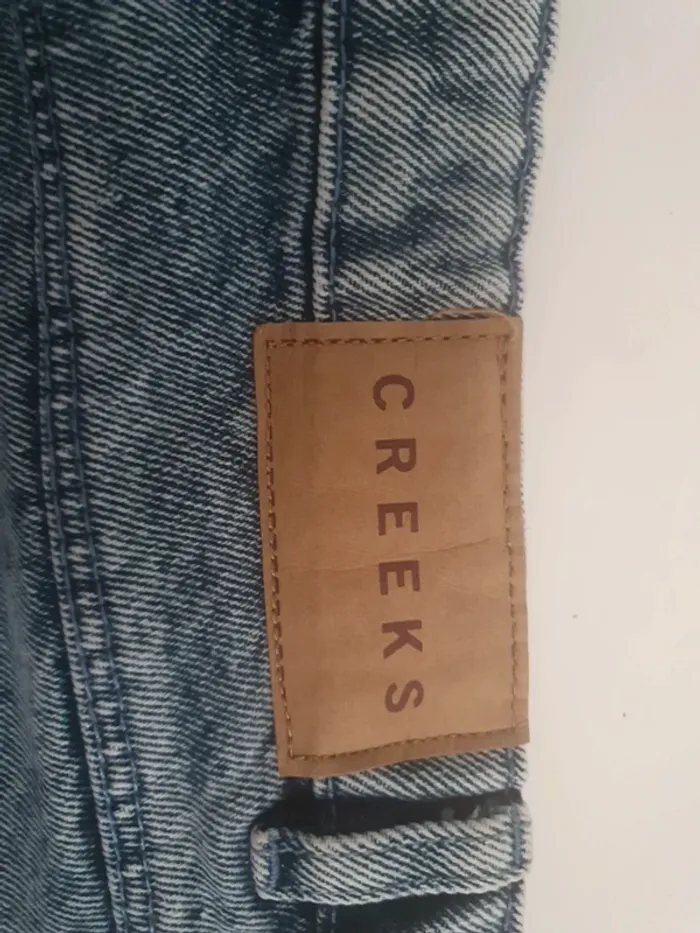 Short en jeans bleu - photo numéro 4