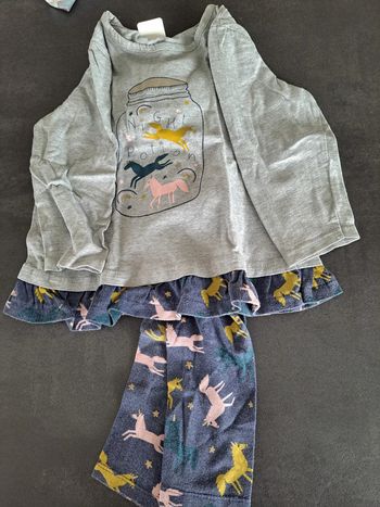 pyjama licorne TAO 2 ans