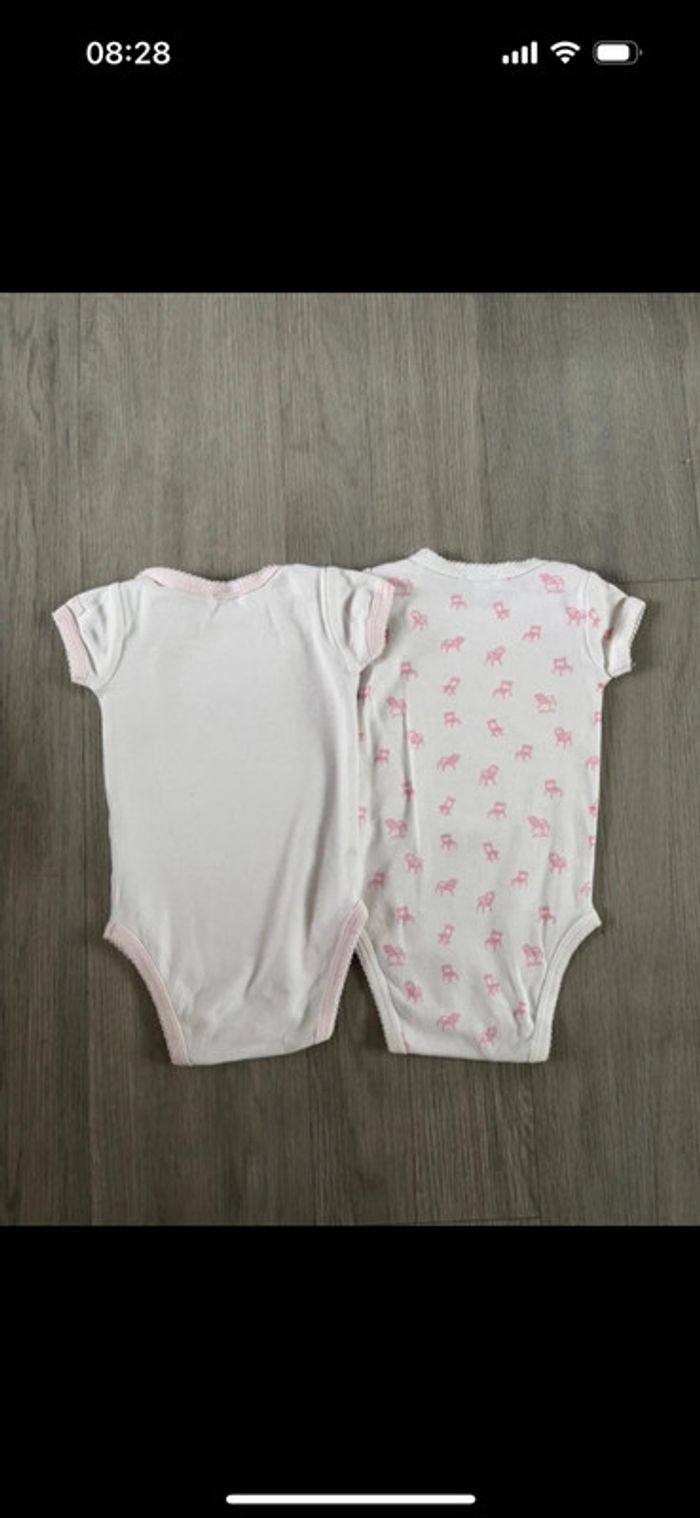 Lot de 2 bodies Jacadi taille 3 mois - photo numéro 5