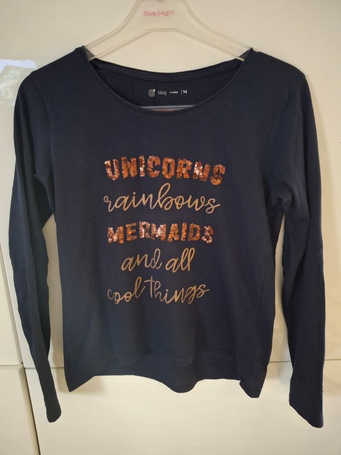 T.shirt manches longues fille