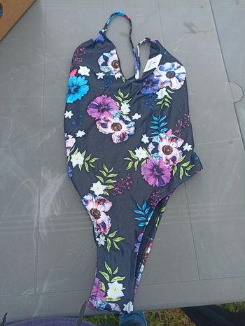 Maillot de bain femme fleur taille m
