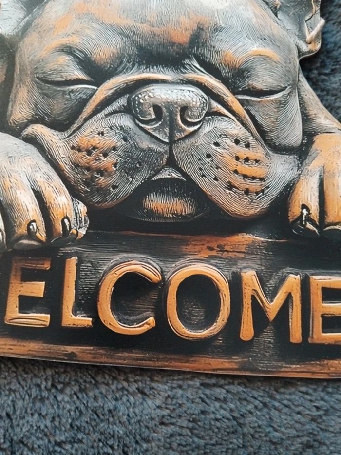 Plaque Welcome Bulldog - photo numéro 2